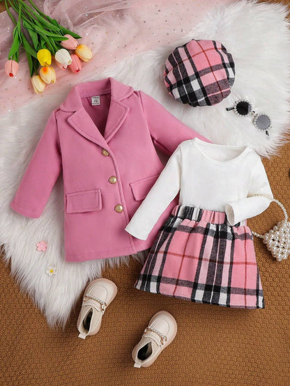 Conjunto de 3 piezas para niña - Estilo académico