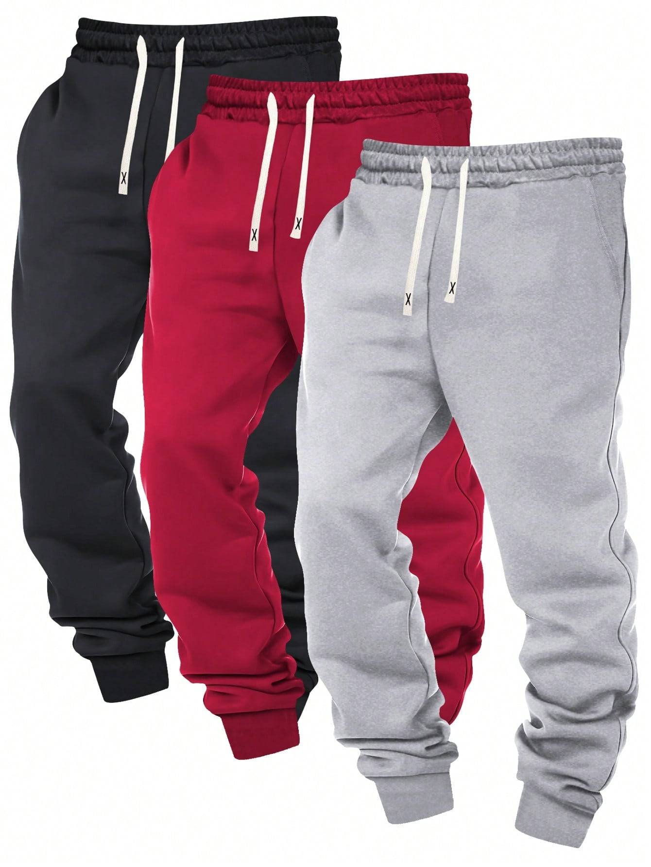 Conjunto de pantalones deportivos para hombre (paquete de 3)