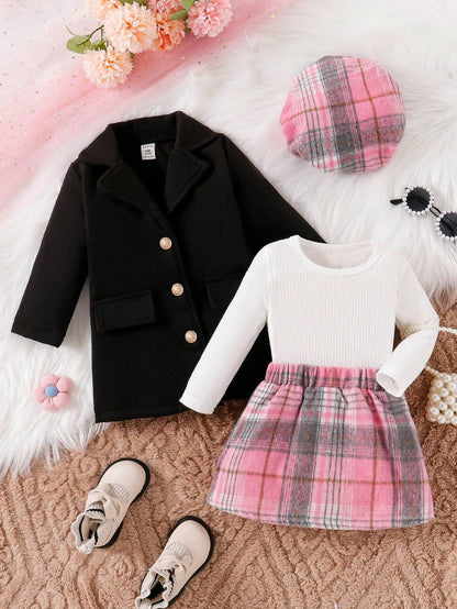 Conjunto de 3 piezas para niña - Estilo académico