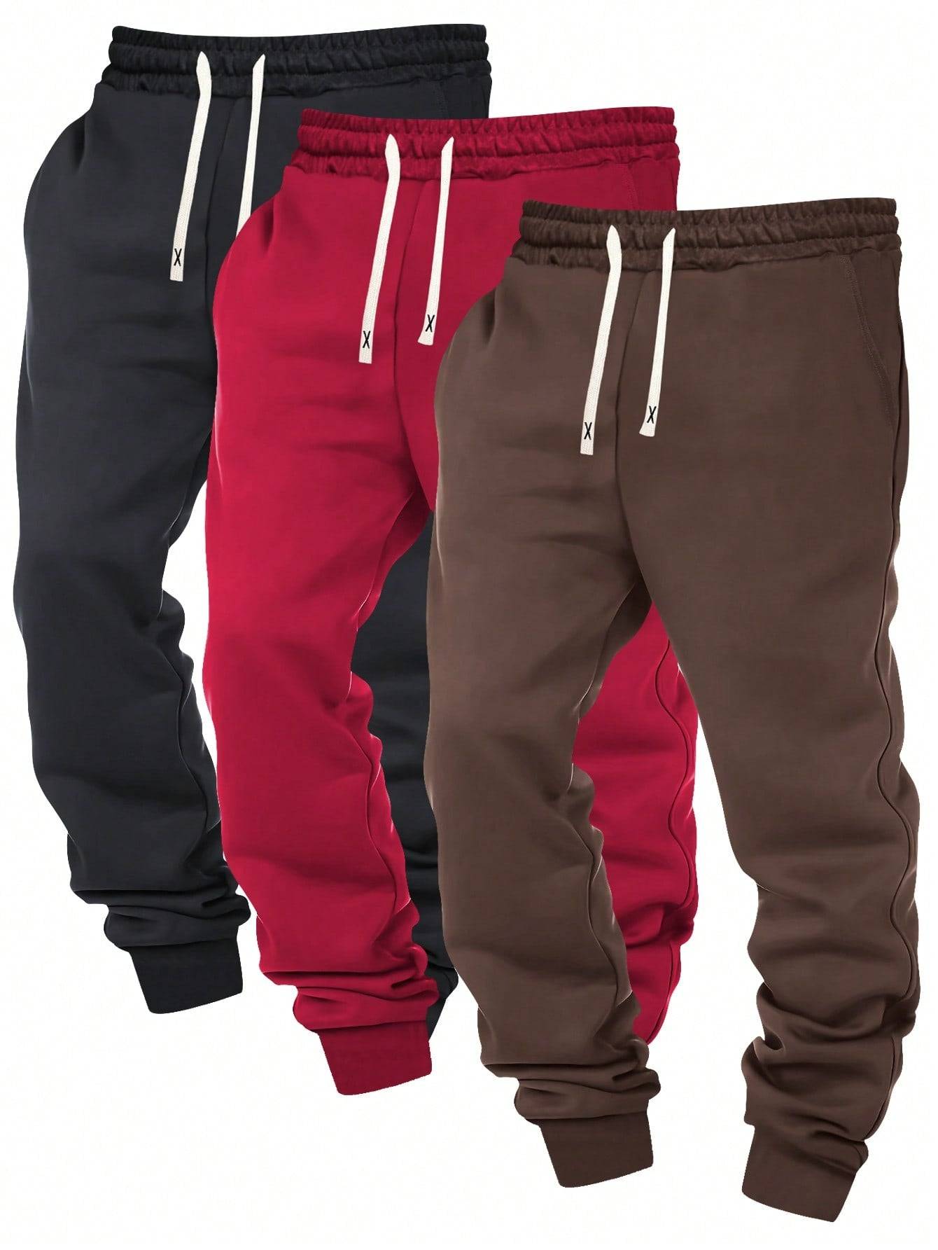 Conjunto de pantalones deportivos para hombre (paquete de 3)