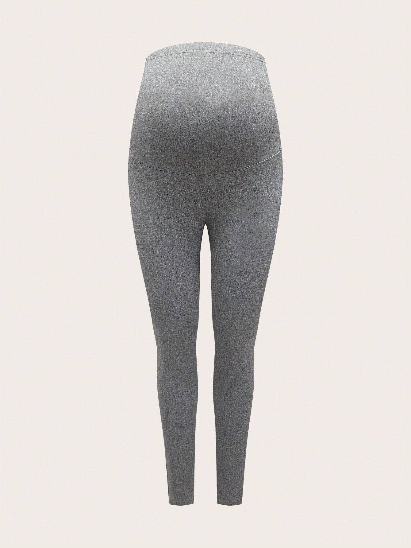 Comodidad acogedora: Leggings de maternidad de alta elasticidad