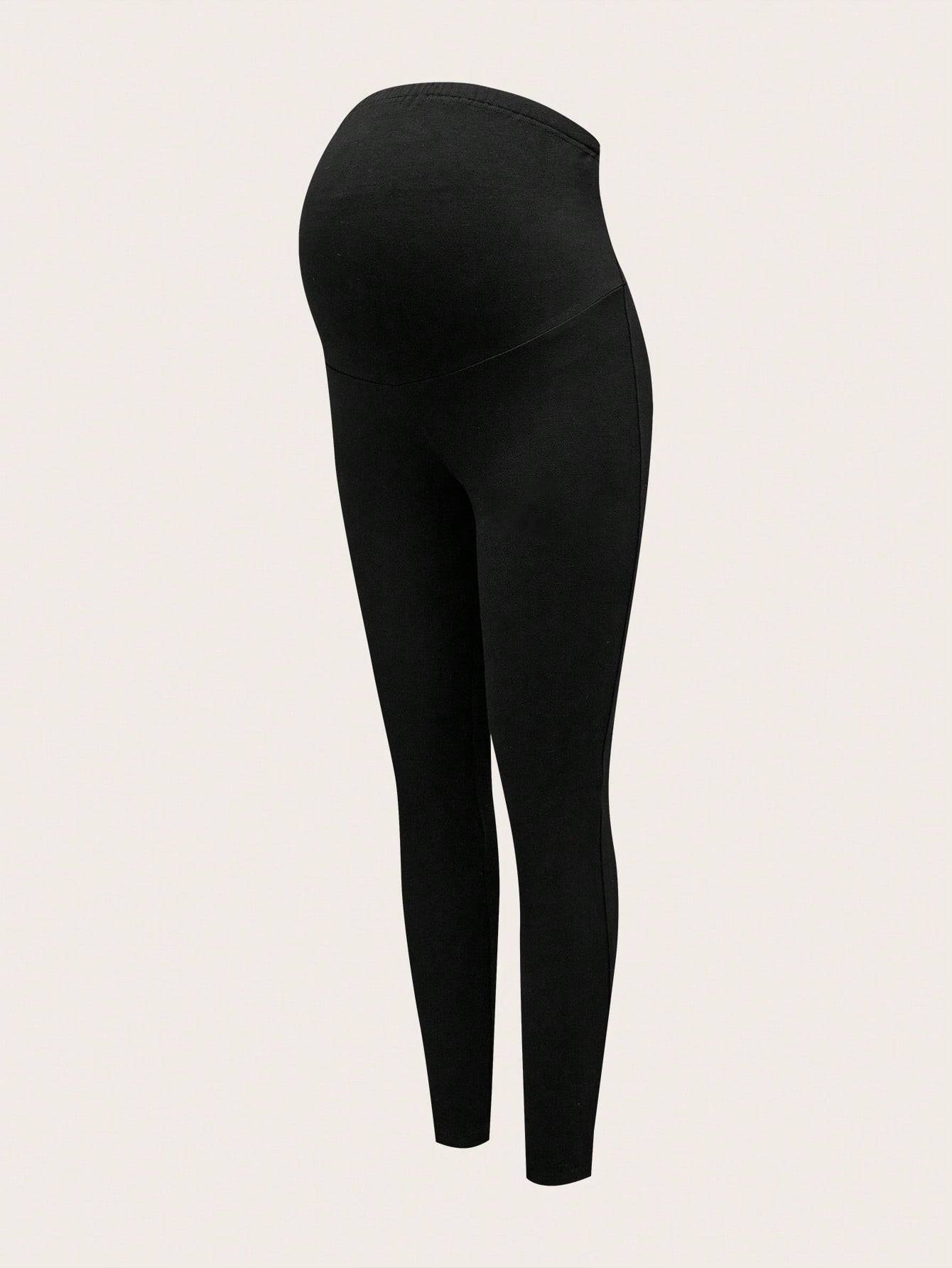 Comodidad acogedora: Leggings de maternidad de alta elasticidad