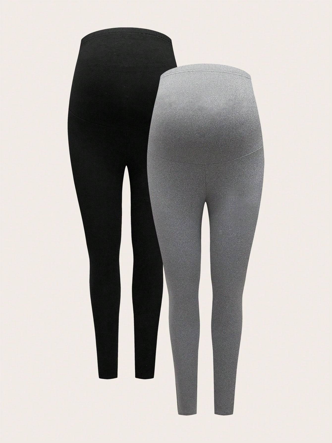 Comodidad acogedora: Leggings de maternidad de alta elasticidad